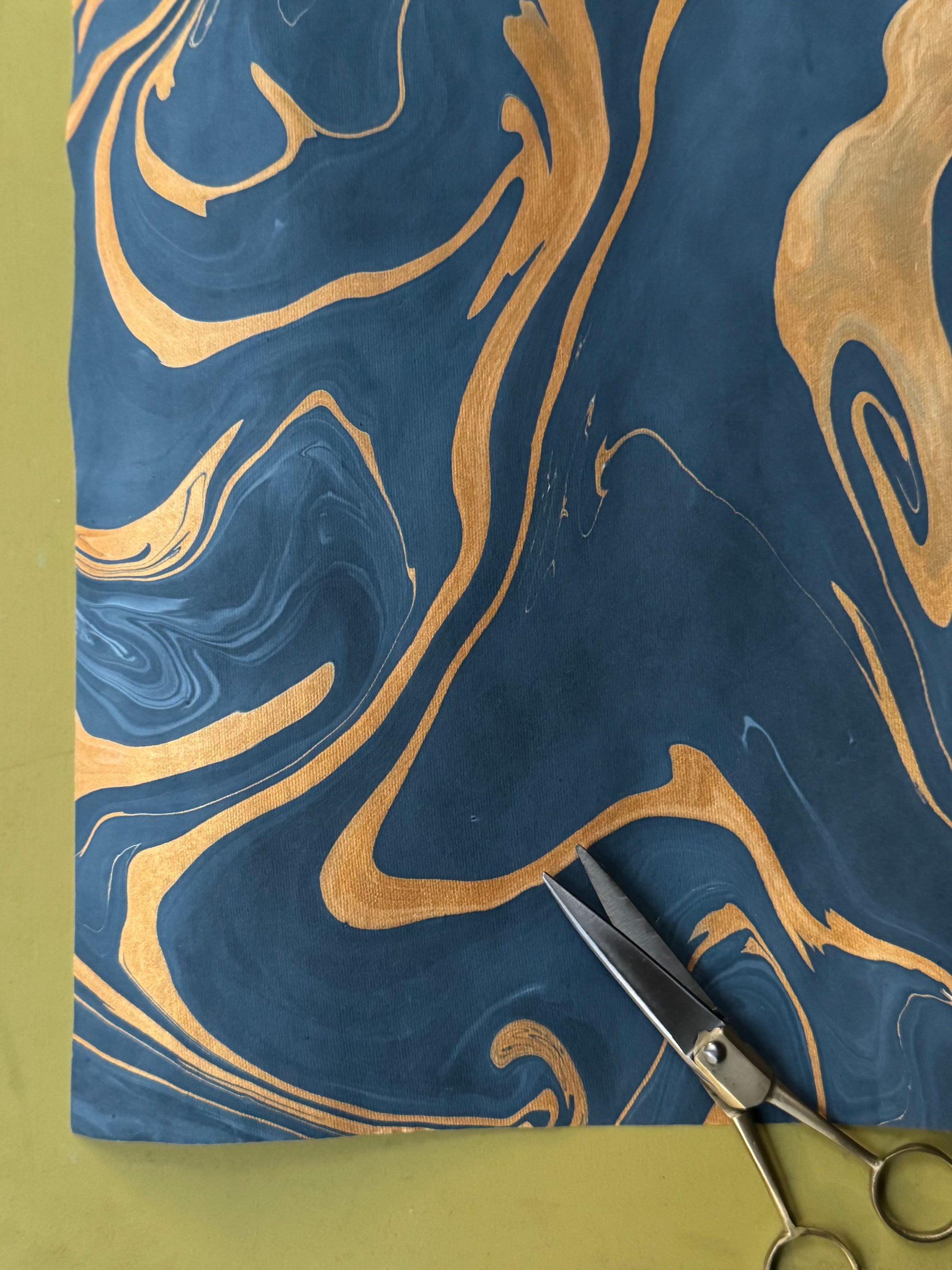 Hand Marbled Gift Wrap