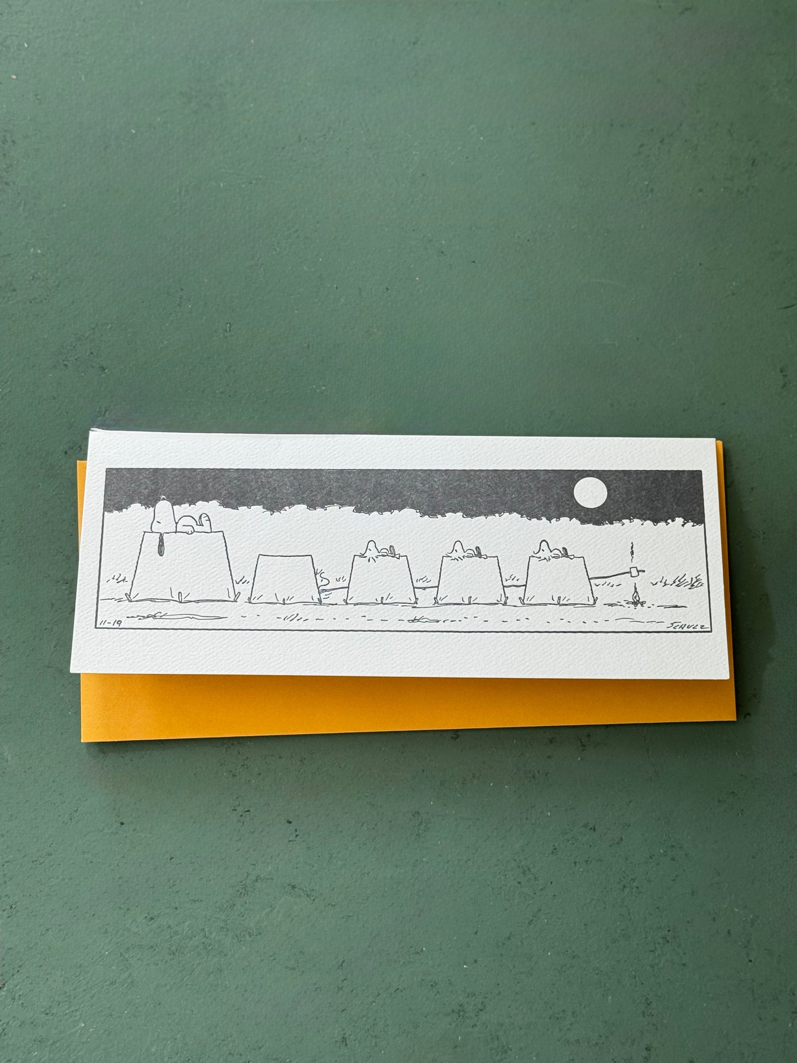 Campout with Snoopy - Peanuts Card