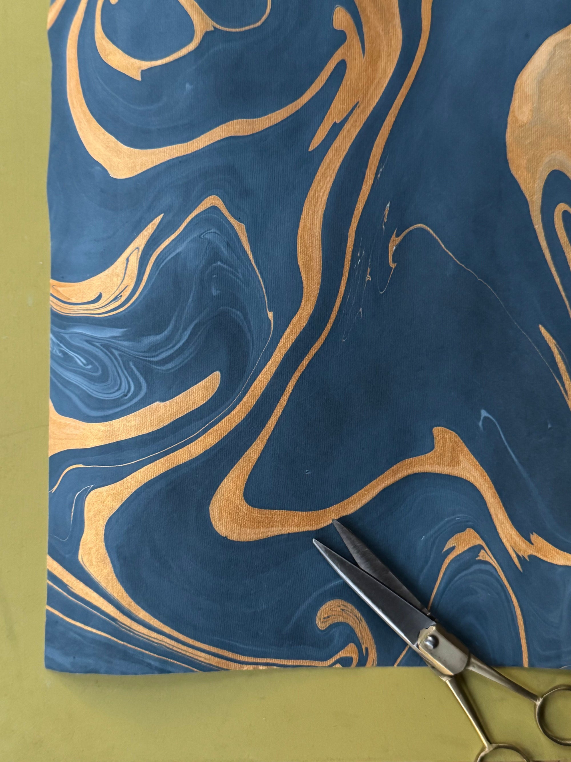 Hand Marbled Gift Wrap