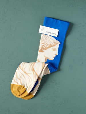 Cobalt Statue Sock
