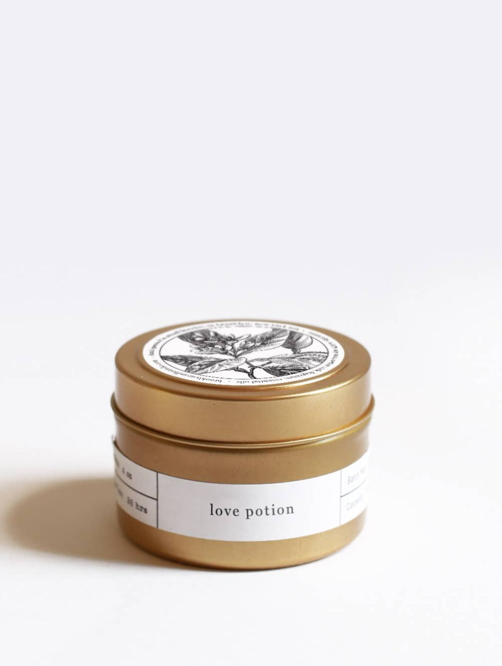 Love Potion Gold Travel Candle