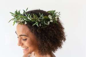 Classically Inspired Flower Crown