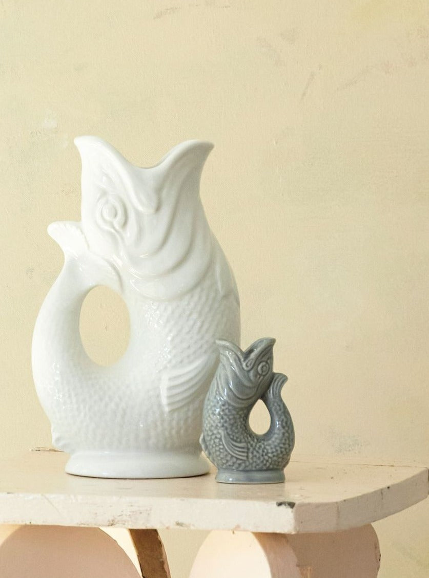 Mini Gluggle Vase, Light Grey