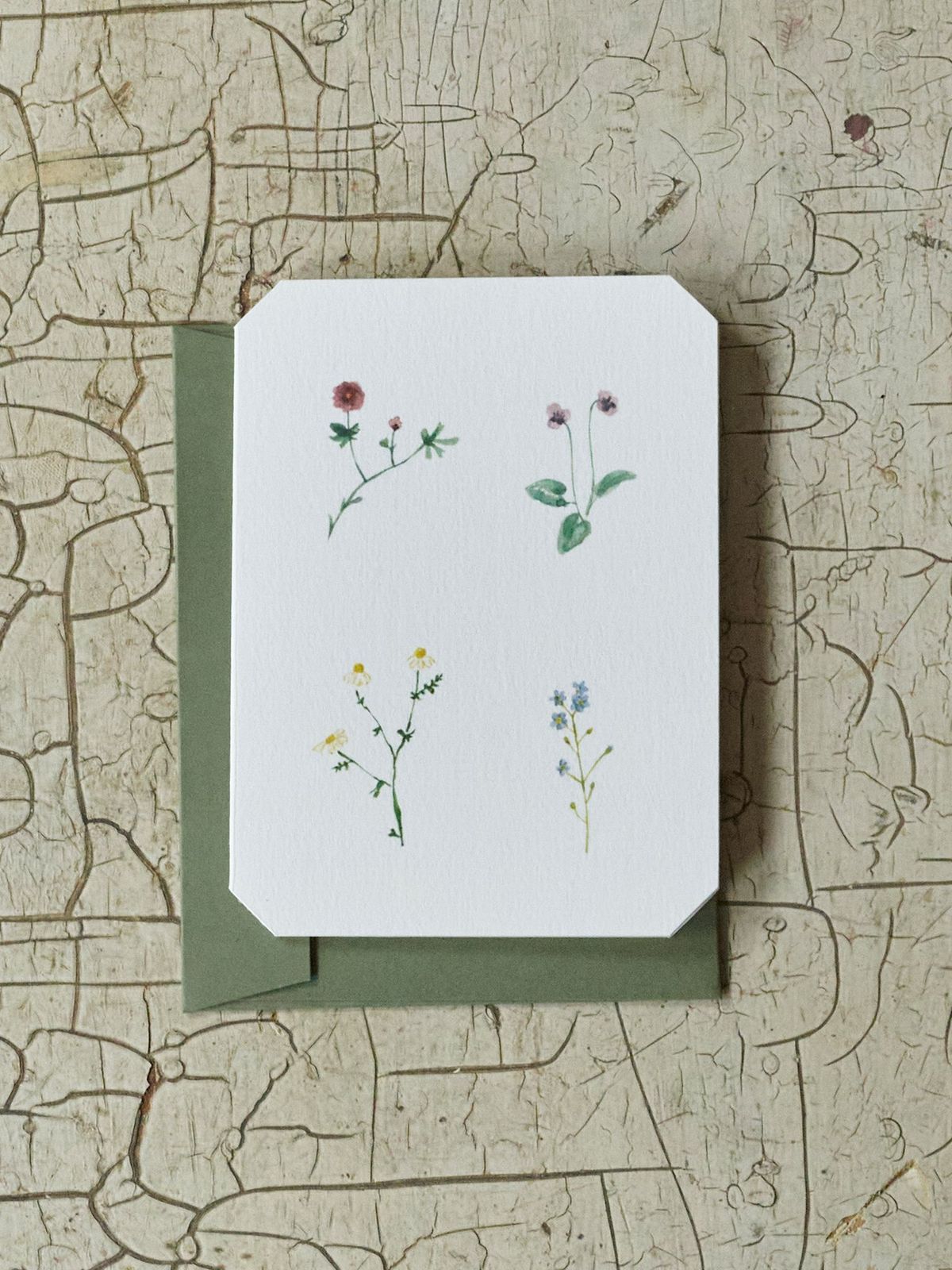 Petite Four Blooms Card