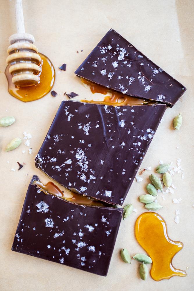 Cardamom Caramel with Sea Salt Chocolate