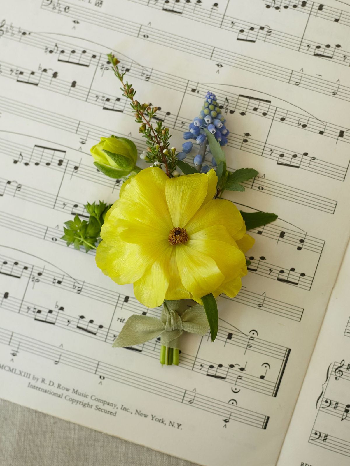 Artful Whimsy Boutonnière, Groom