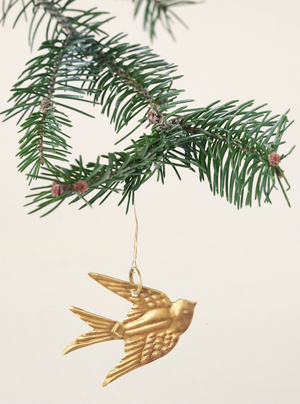 Brass Bird Ornament