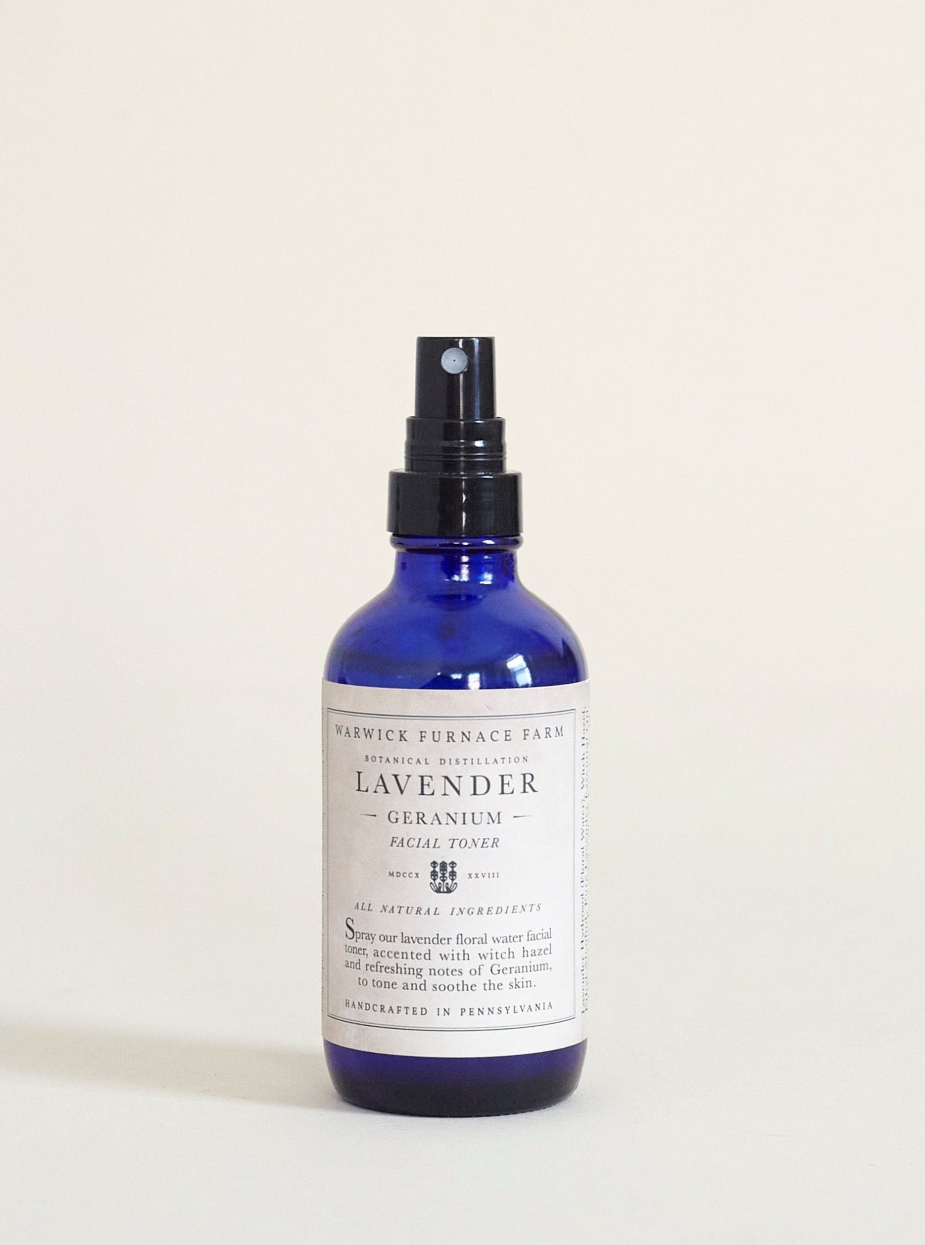 Lavender Geranium Facial Toner, 4oz