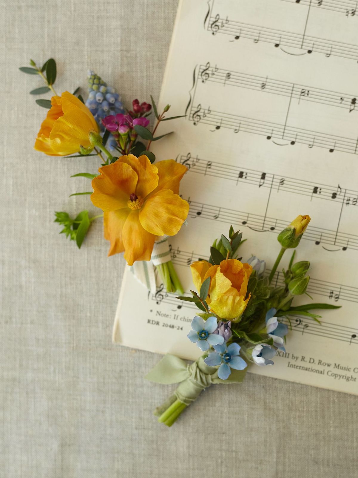 Whimsy Boutineer Artful Whimsy Boutonnière, Groomsmen - Walter Pine Floral Studio