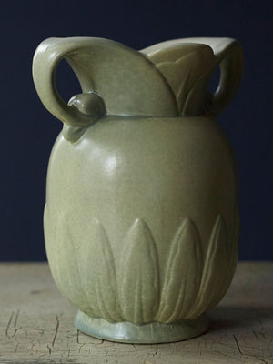 Redwing Lotus Vase, Sage